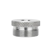 12 28 or 58 24 titanium gr5 replacement threaded end cap mount for 1 45od 7l solvent trap fuel filter screw m34 thread