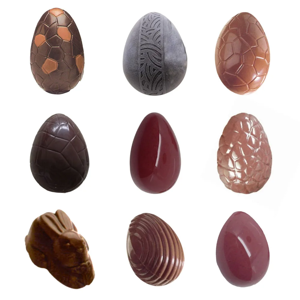 Пасхальное яйцо 3D DIY форма из поликарбоната шоколадная леденец пудинг