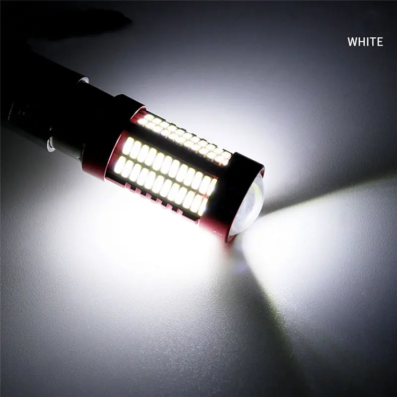 

1156 BA15S 3014 106SMD 3014 106led Turn Signal Lamp LED Light Bulb White bay15d 1157 led brake lights