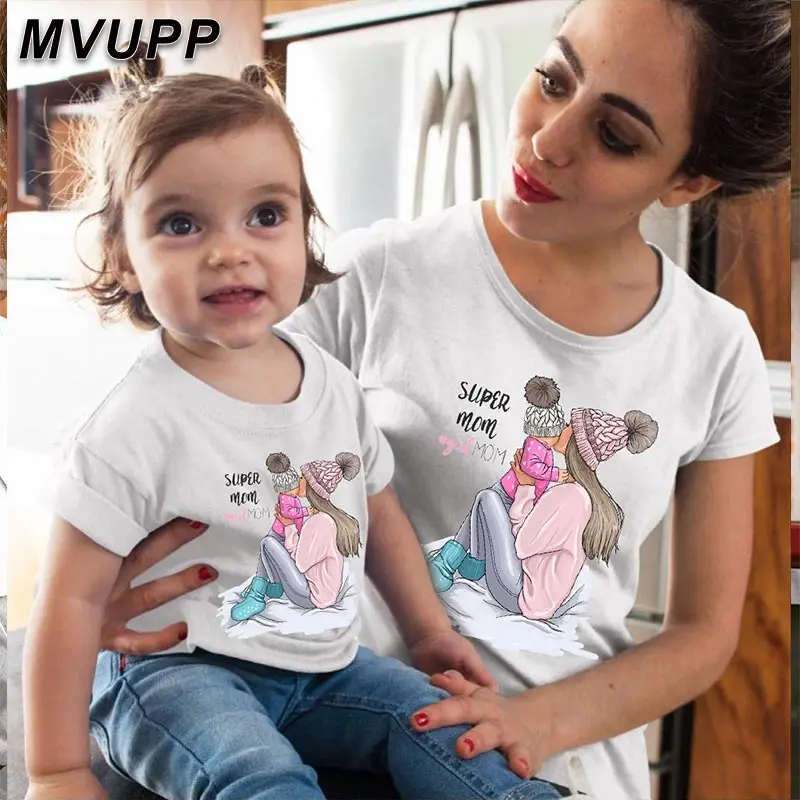 2019 летняя одежда с мультяшным принтом для маленьких девочек в Корейском стиле