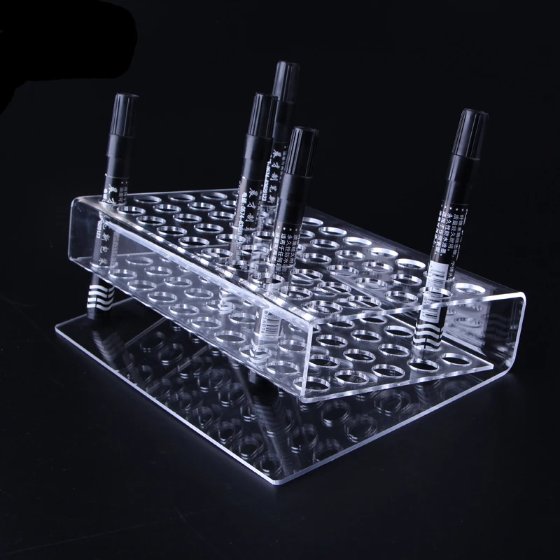 30/50 отверстий держатель для маркеров акриловый Настольный органайзер 2 размера