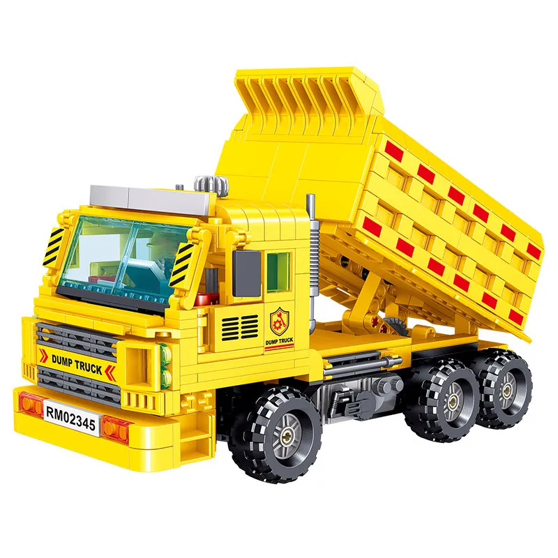 

755pcs Bricks High-Tech Building Blocks Cars City Engineering Dump Truck Simulation Excavator Model Toys Vehicle DIY Boys Gifts