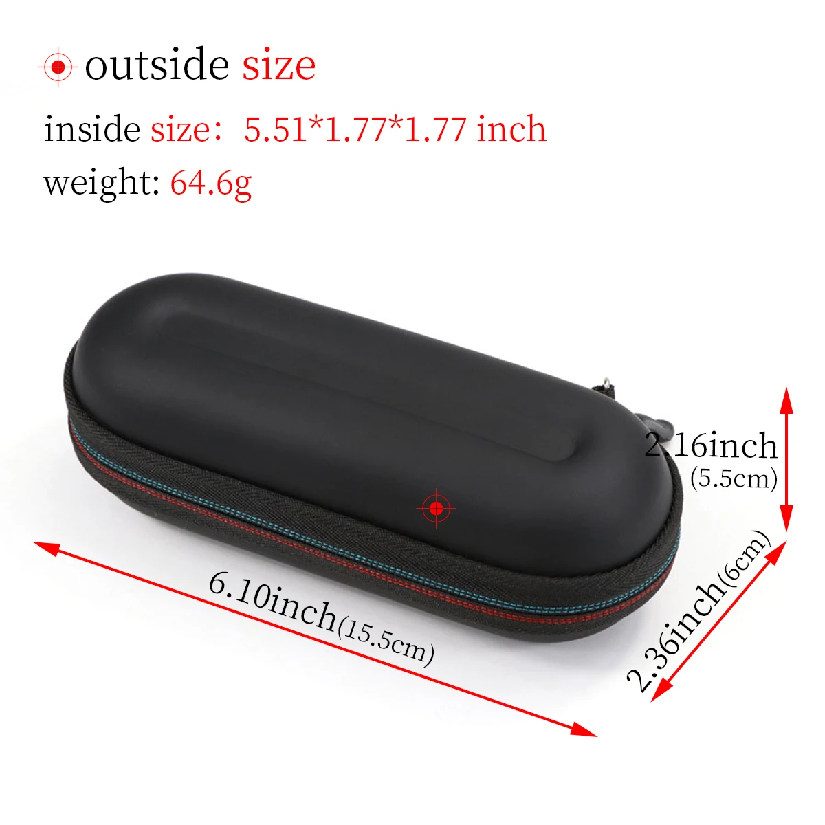 Hard EVA Case for Logitech R400 Wireless Presentation Remote R500 R800 Red Laser Pointer Travel Carry Storage Bag | Электроника