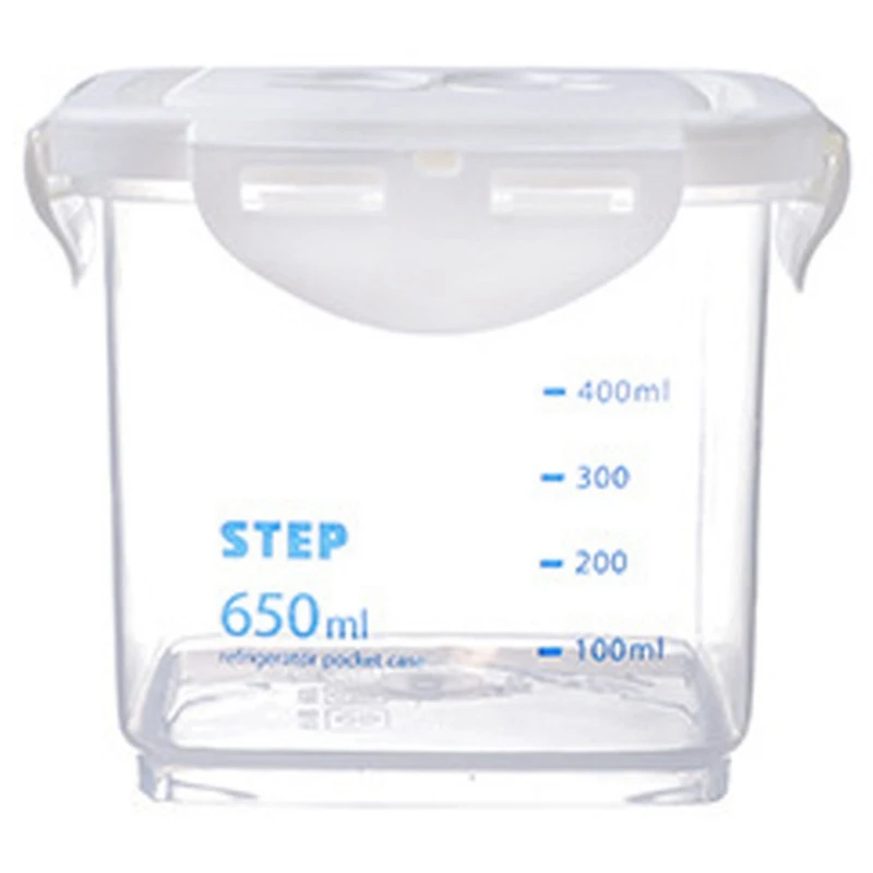 21 шт. аксессуары: 1 герметичный резервуар для хранения со шкалами квадратные