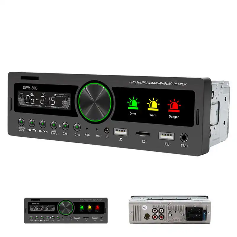 Car Media Receiver Audio Player 1‑DIN Radio FM/AM MP3 with Alcohol Tester Bluetooth5.0 60W 12V Auto | Автомобили и мотоциклы