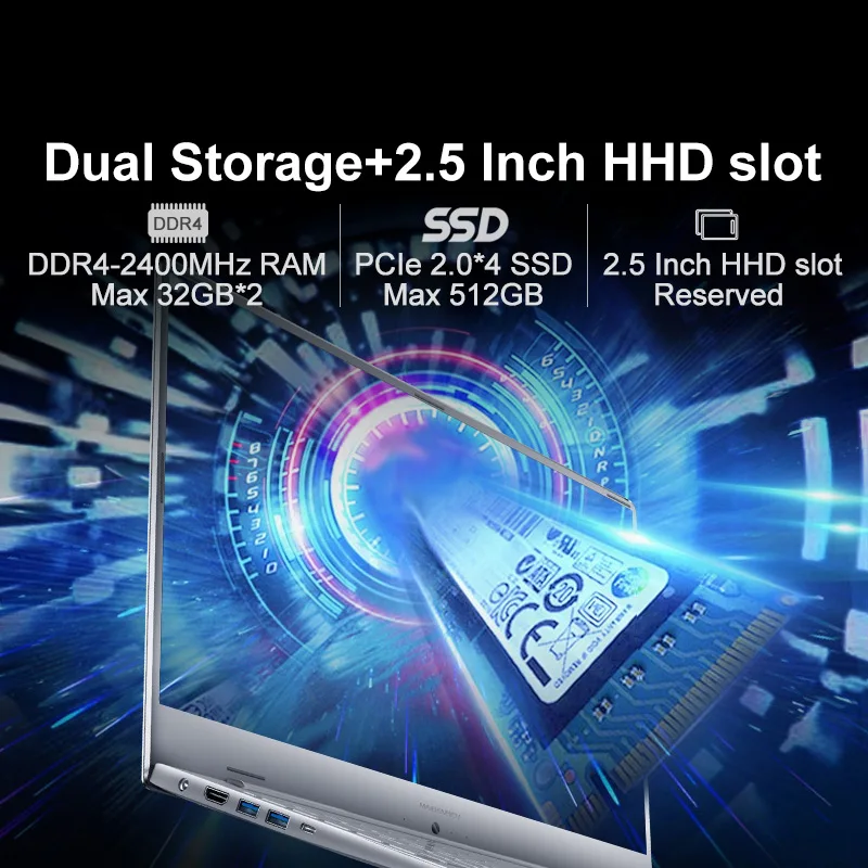 Laptop MAIBENBEN XiaoMai 6C Plus [17.3&quot FHD Pentium 5405U 16GB RAM 256GB SSD 1TB HDD ] 1 year local warranty | Компьютеры и офис