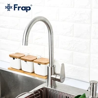 frap kitchen faucet stainless steel cold and hot water taps mixer single handle faucet grifo cocina torneiras de cozinha f4048
