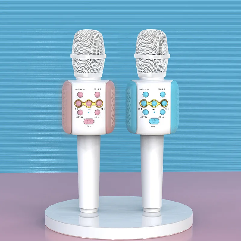 Портативный Ручной беспроводной микрофон L858 ручной Bluetooth-микрофон для караоке 1200