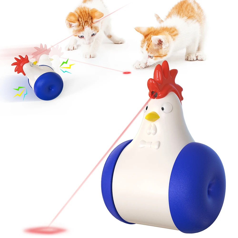 

Cat Toy Electric Sounding Tumbler Laser Toys Infrared Ray Interactive Cat Calling Device Funny Training Toys Pet Supplies