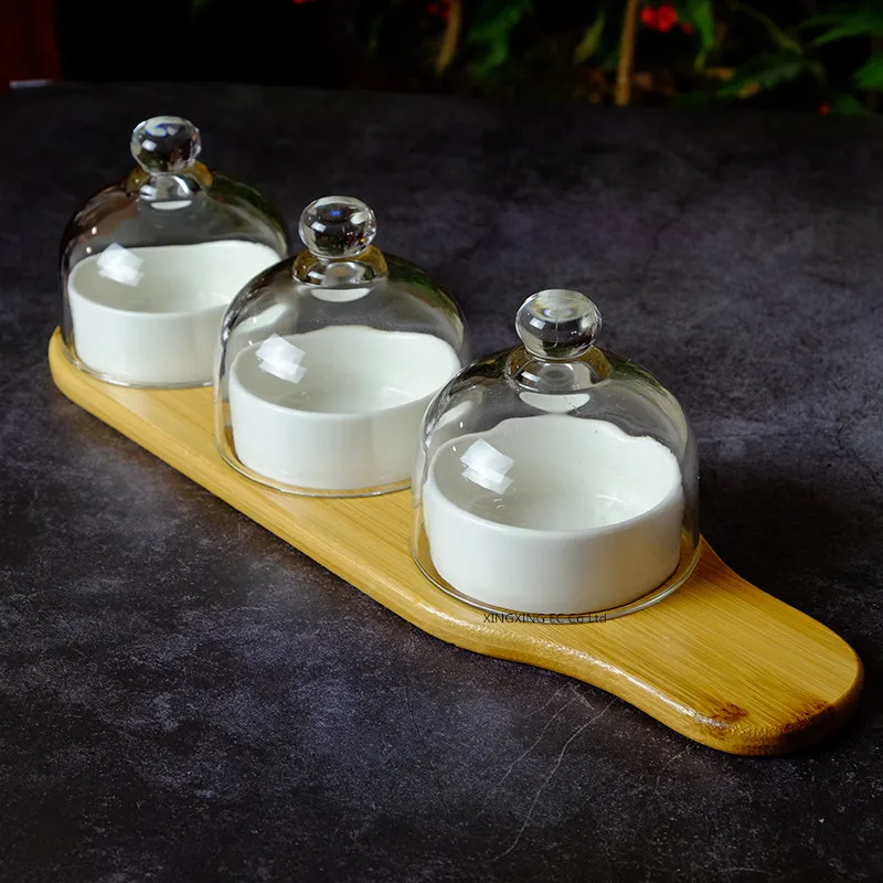 Керамическая десертная чаша духовка для выпечки семейная чашка с крышкой