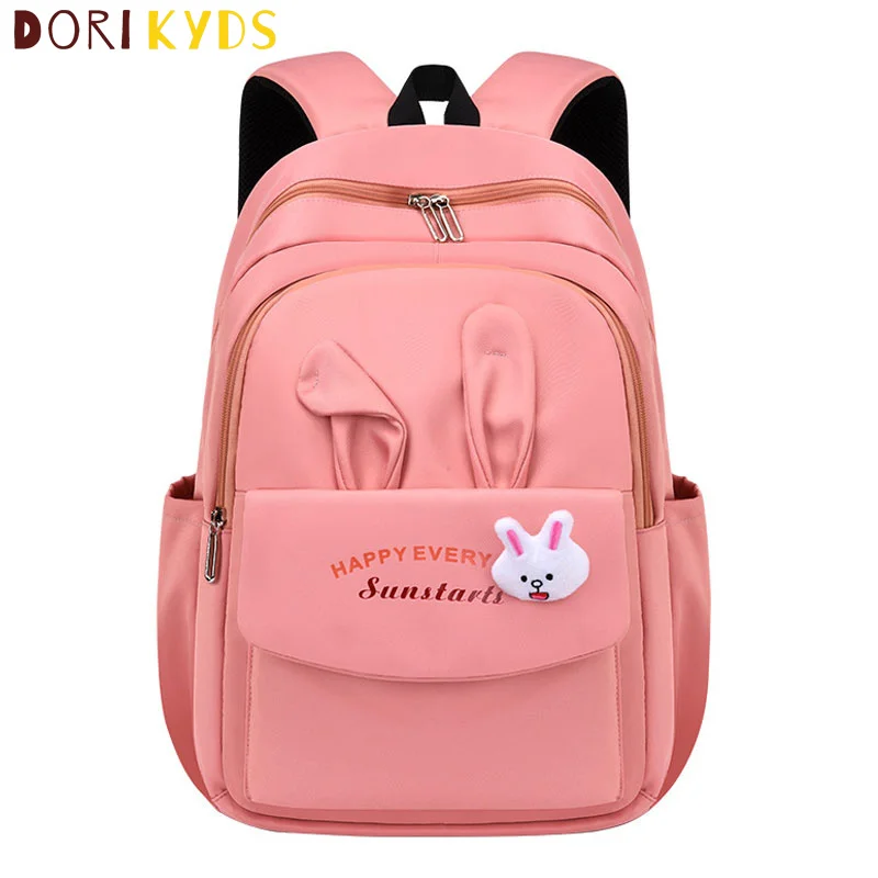 

Рюкзак для девочек DORIKYDS, нейлоновый, водонепроницаемый, с изображением кролика