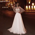 Женское свадебное платье It's yiiya, белое ТРАПЕЦИЕВИДНОЕ ПЛАТЬЕ с разрезом и блестками на лето 2019