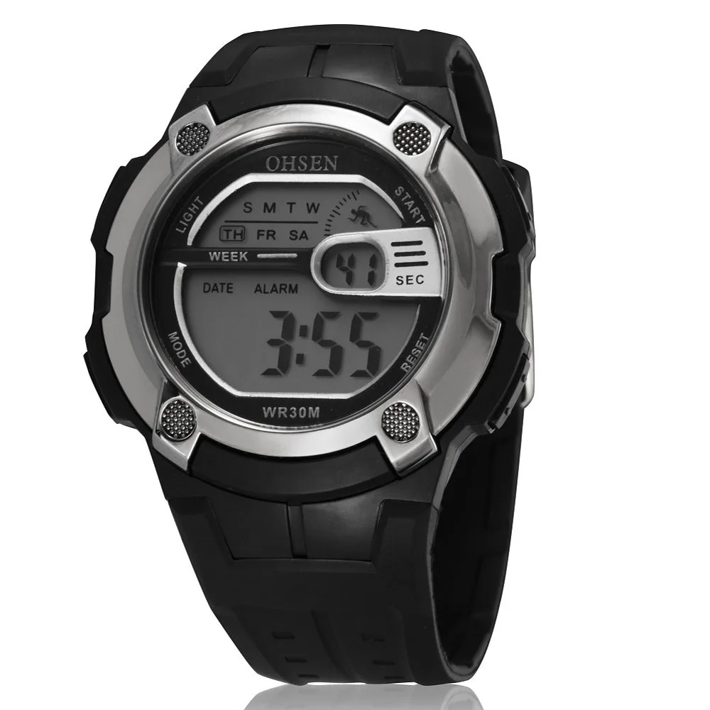 

OHSEN0923 Multifunctional Fashion Water Electronic Watch Outdoor Sports LED Men's Watch