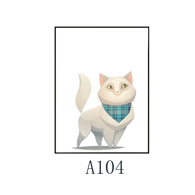 Европейское мультяшное украшение декоративная картина с мультяшным котом