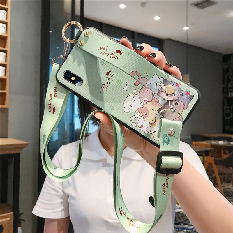 Ремешок чехол для huawei P30 Pro P20 Lite Коврики 20 Pro ремешок на шею, чехол для телефона для huawei Honor 20 Pro 8X 9X Nova 5 5i 3i 3 4 4E 3E