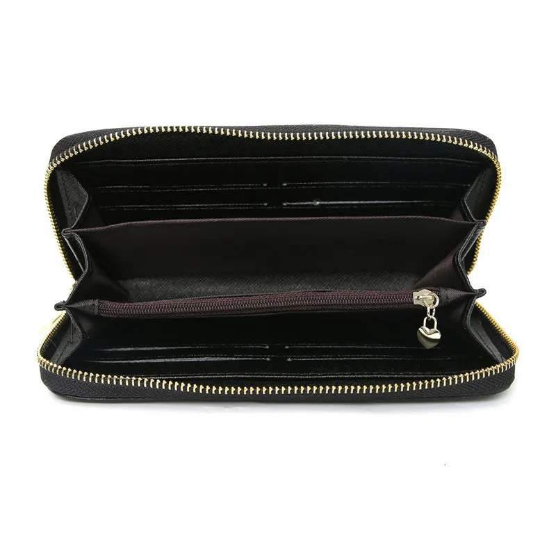 Цветочные женские кожаные кошельки клатч кошелек Роскошный бренд длинные и