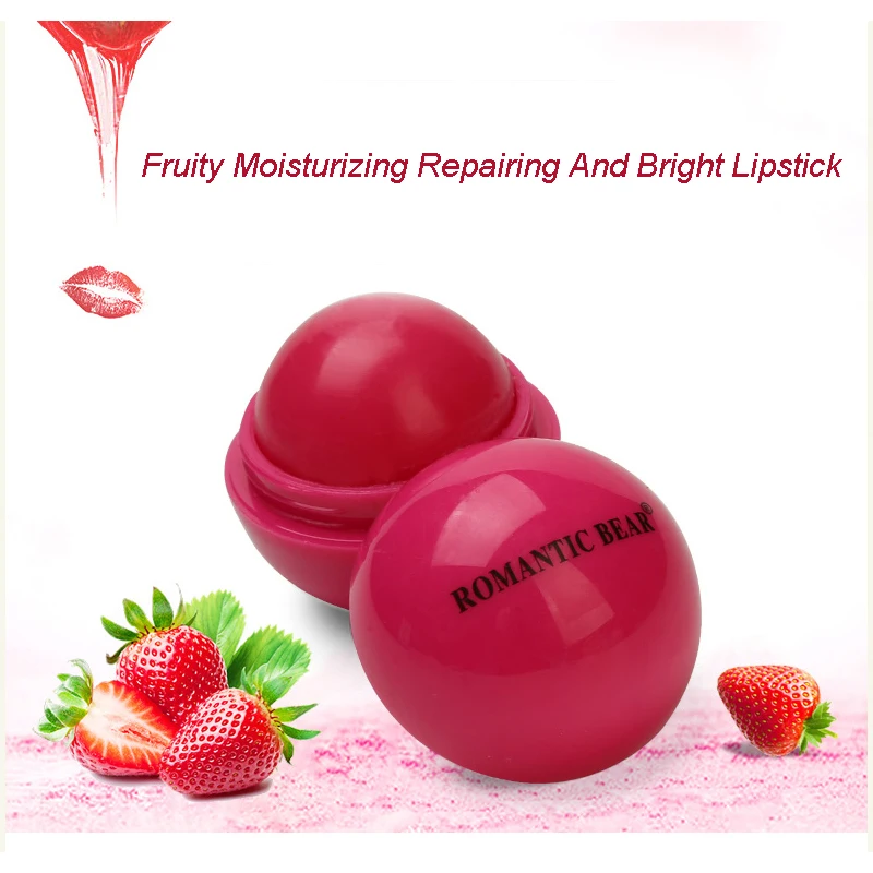 Натуральный Растительный бальзам для губ 1 шт. фруктовый макияж блеск