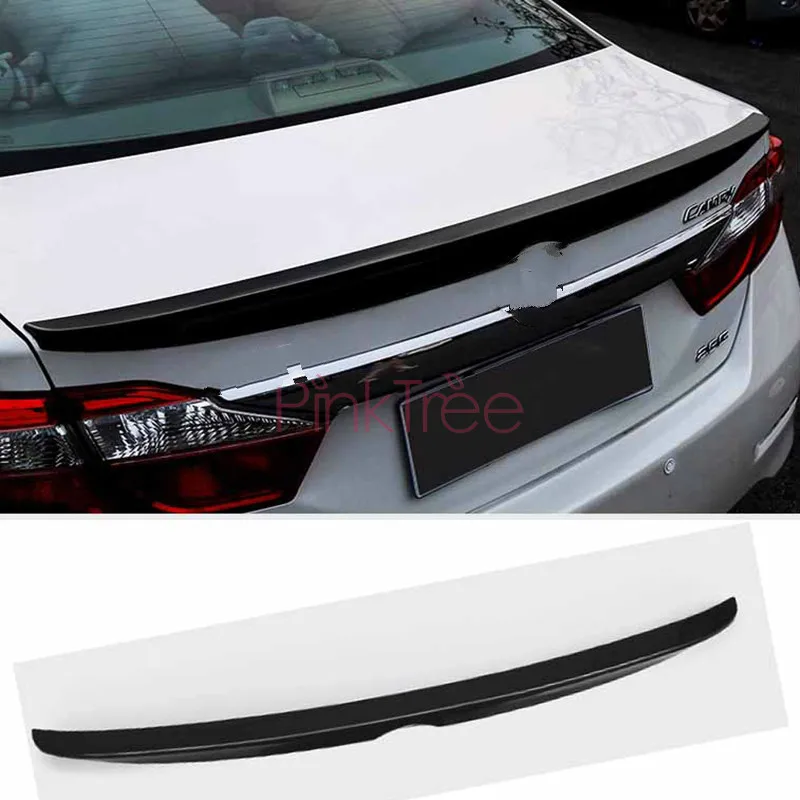 Задний спойлер заднее крыло для Toyota Camry XV50 2015 2016 2017 Черный ABS аксессуары тюнинга