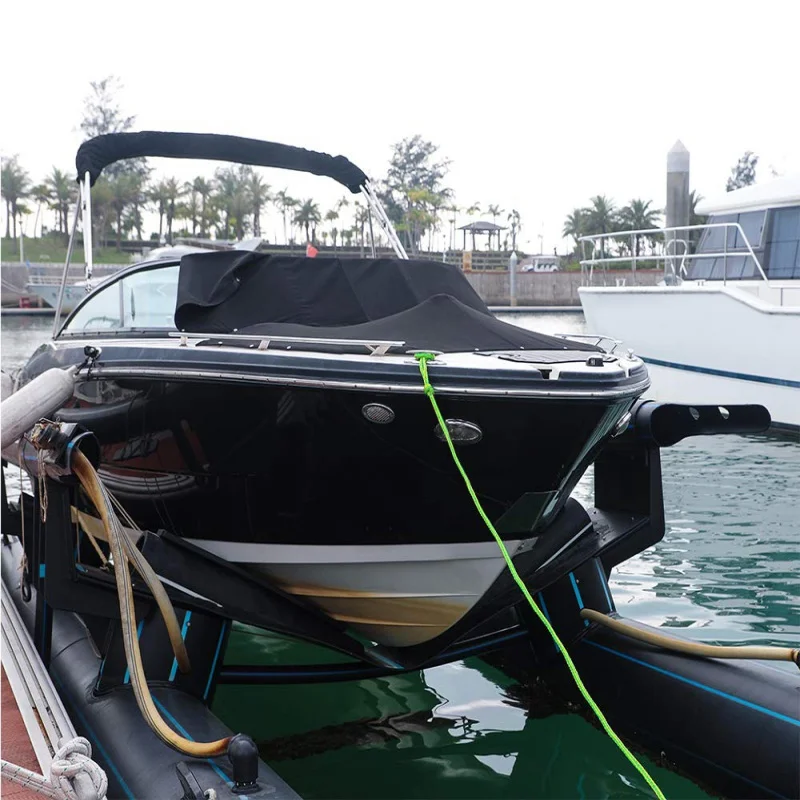 

2.4m/4.5m Premium Dock Lines Heavy Duty Braided Line Marine Rope With Stainless Clip For Watercraft Boat .