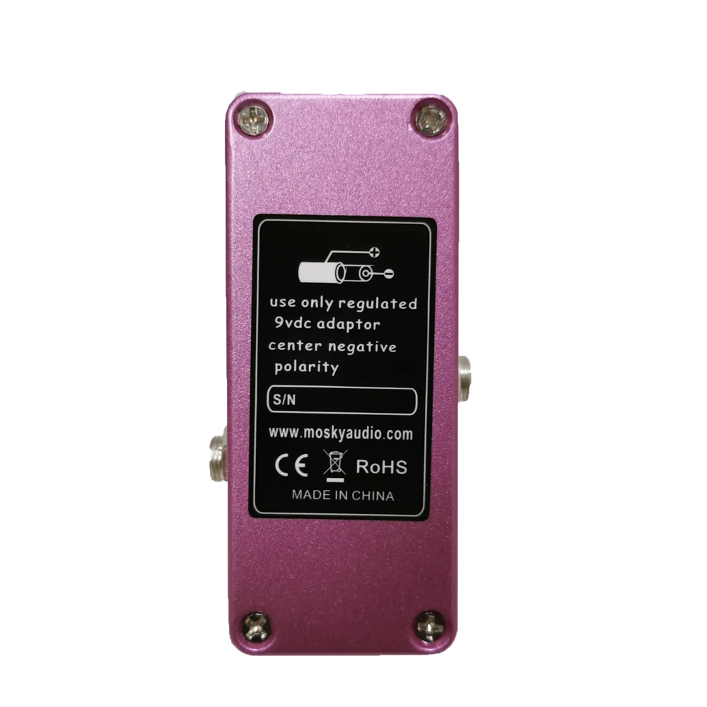 MOSKY Весна реверберации мини Одиночная педаль эффектов для гитары Bypass Запчасти и