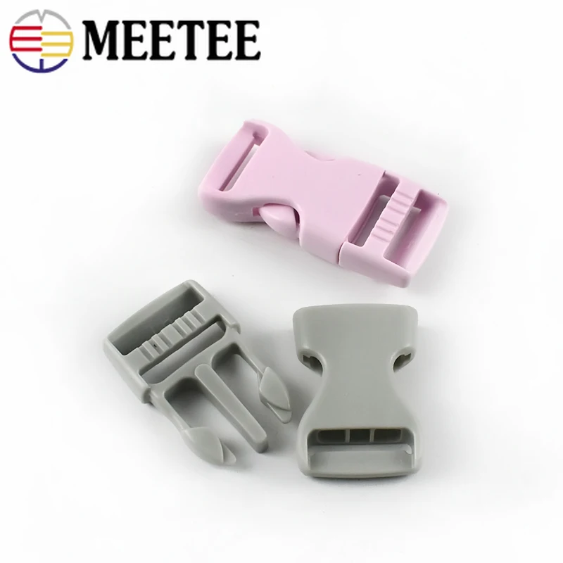 Пряжка Meetee 15/20/25 мм пластиковая цвет в ассортименте 30 шт | Дом и сад