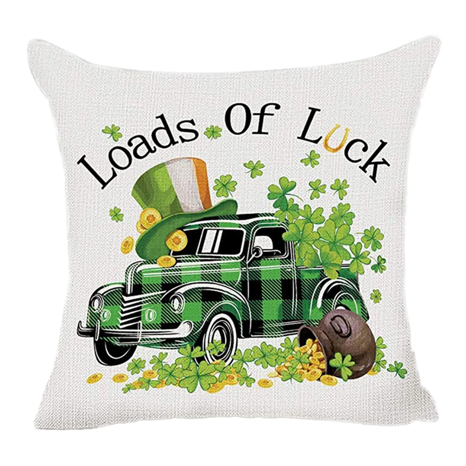 

New Home Products 4pc St. Patrick's Day Home Cushion Survived Family Pillowcase Throw Pillow Cover Bedding Pillowcases