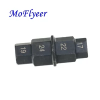 moflyeer motorcycle front rear wheel axle hex 17 19 22 24mmaxle hex spindle driver removal tool motorcycle axle tool car styling