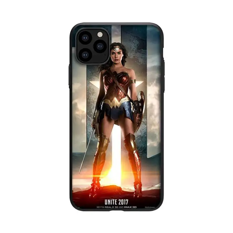 

Wonders Womans Movie Phone Case For Black-Iphone 5s 6 6s 7 8 11 12 X Xs Xr Pro Plus Max Mini Fundas Cover