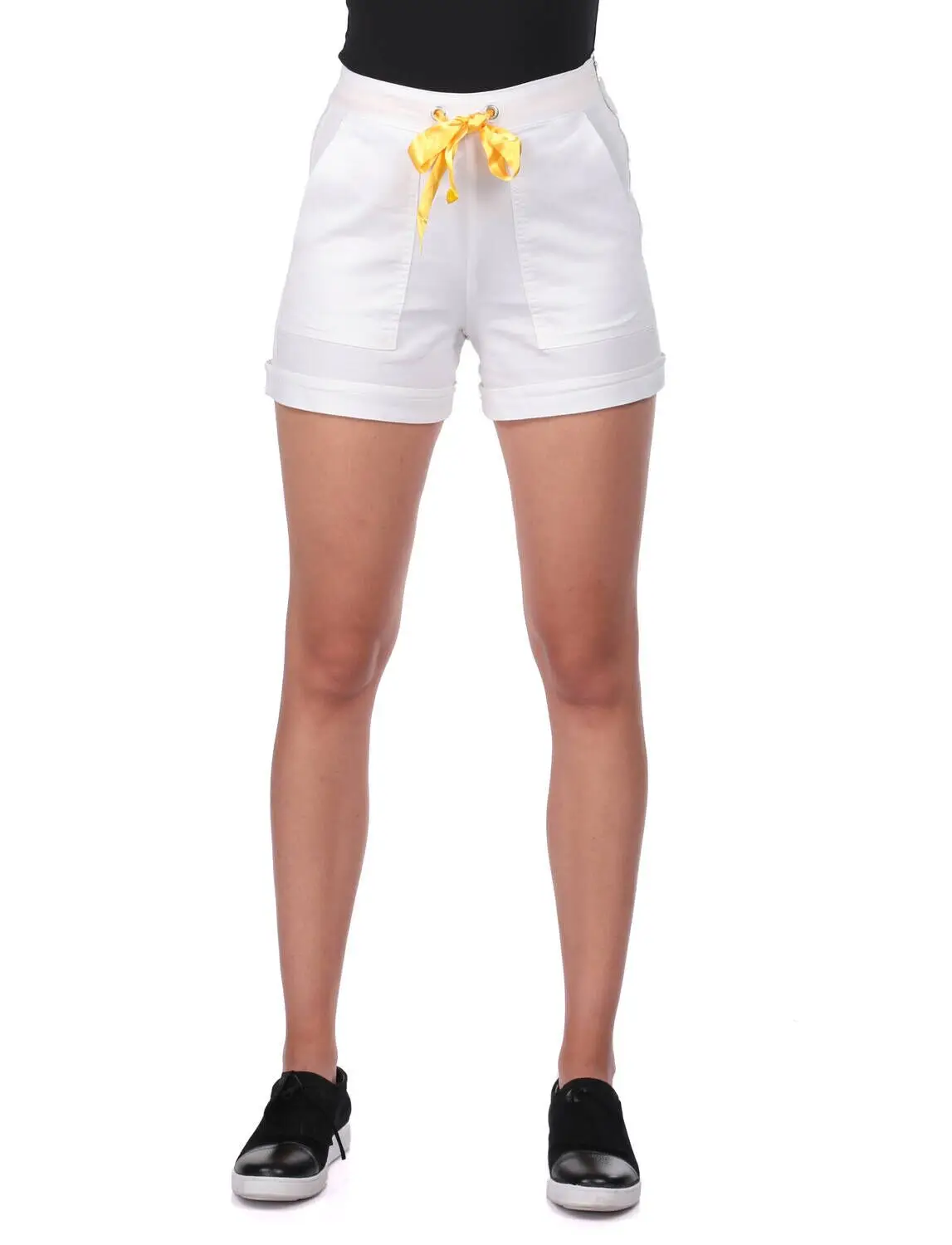 

Summer Cotton Women 'S White Shorts