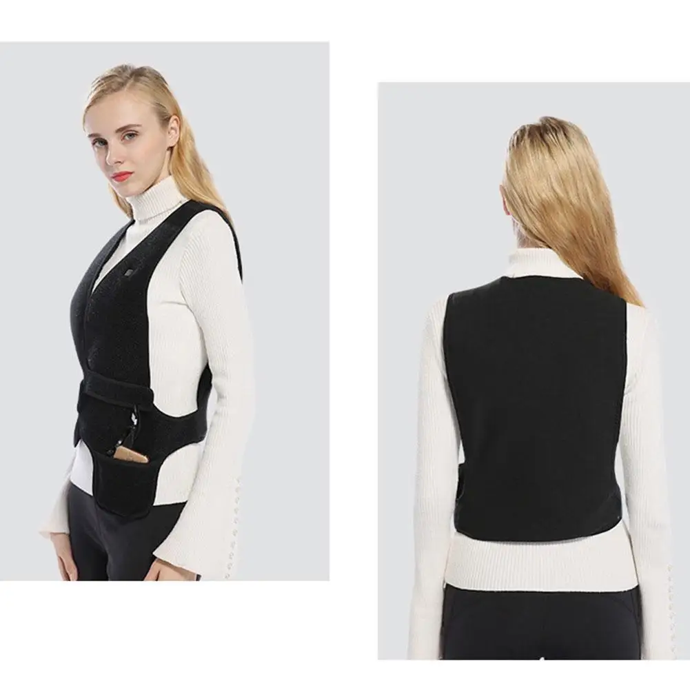 

2019 Upgraded Men Outdoor USB Infrared Heating Jacket Jacket Winter Carbon Fiber Electric Thermal Clothing Vest