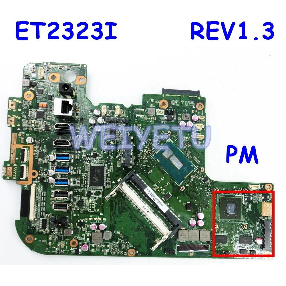 

ET2323I I5 / I7 CPU All-in-one motherboard For ASUS Laptop E2323I REV1.3 N15S-GT-S-A2 Mainboard 100% test OK