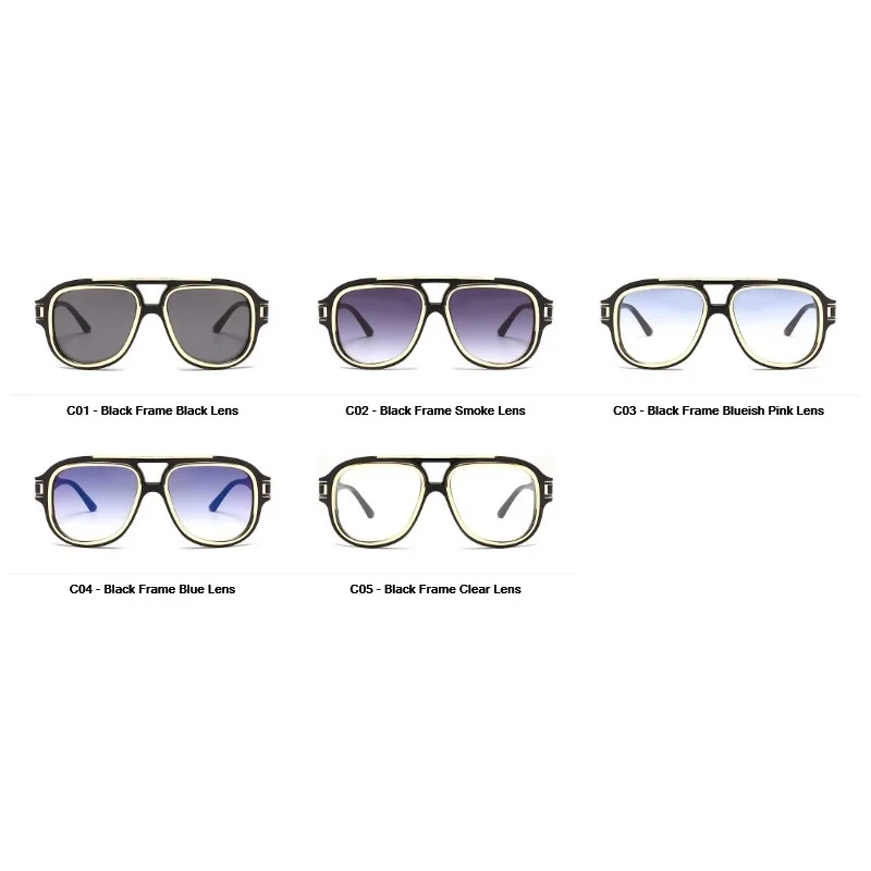 Роскошные мужские дизайнерские солнцезащитные очки гламур стильные модные