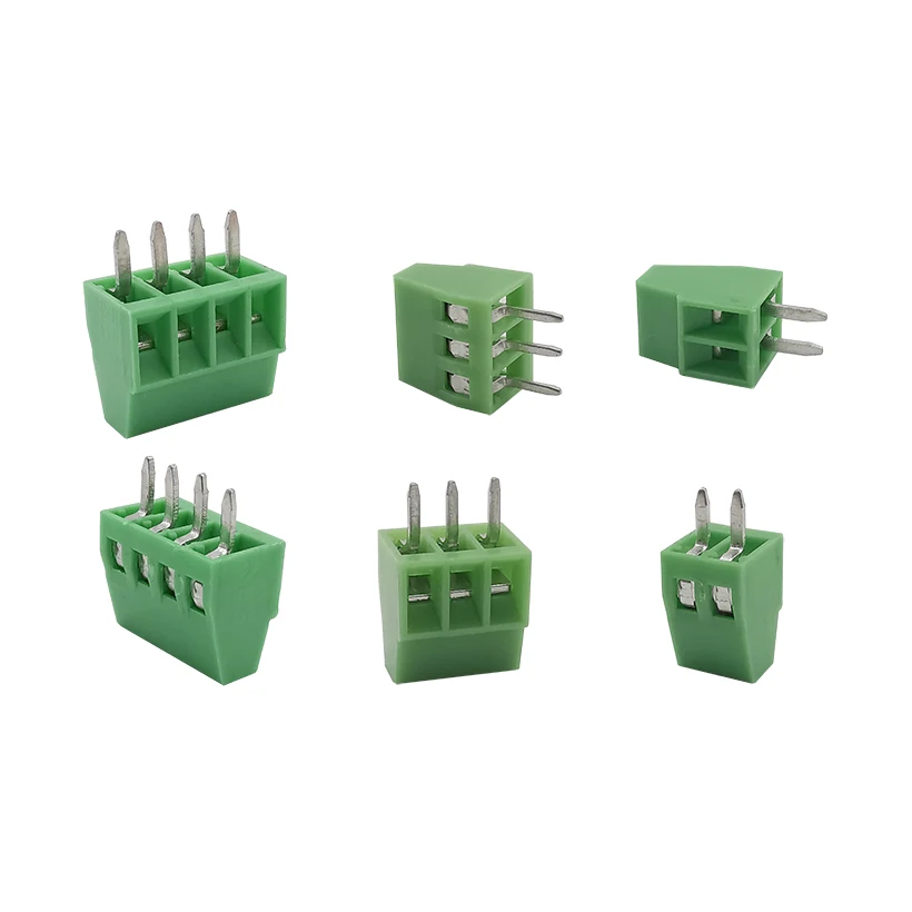 10 шт./лот KF120 2 54 мм шаг 2P 3P 4P Прямой штырь PCB винтовой клеммный блок коннектор 2Pin 3Pin