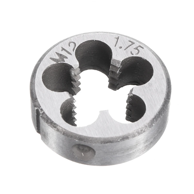 

DANIU 10Pc Metric Circular Die Set M6/M7/M8/M10/M12 Thread Die for Screw Tap Mold Machining Die Holder High Hardness and Durable