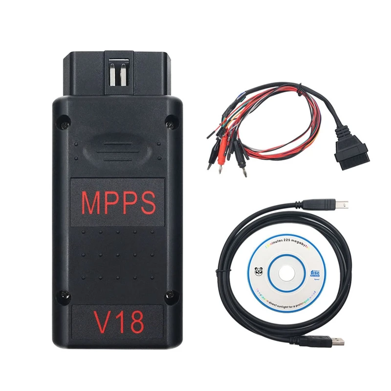 Диагностический инструмент MPPS V18 OBD2 MAIN + TRICORE MULTIBOOT V18.12.3.8 с кабелем Tricore |