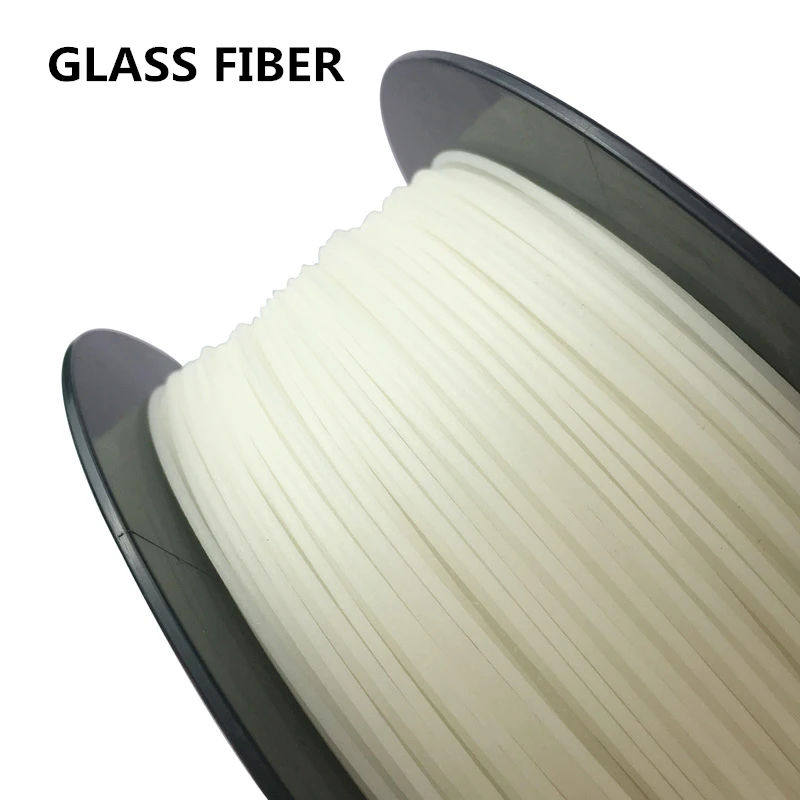 Glass Fiber Filament 3D Printer 1.75mm 1KG High Transparency P-Glass Printing PC & PETG Composite Better than ABS Best Sellers
