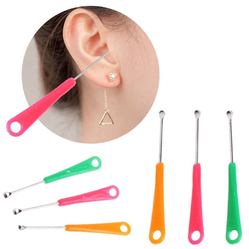 

20pcs Earpick Spoon Tool Clean Ear Wax Curette Remover Colorful Gift D0UE