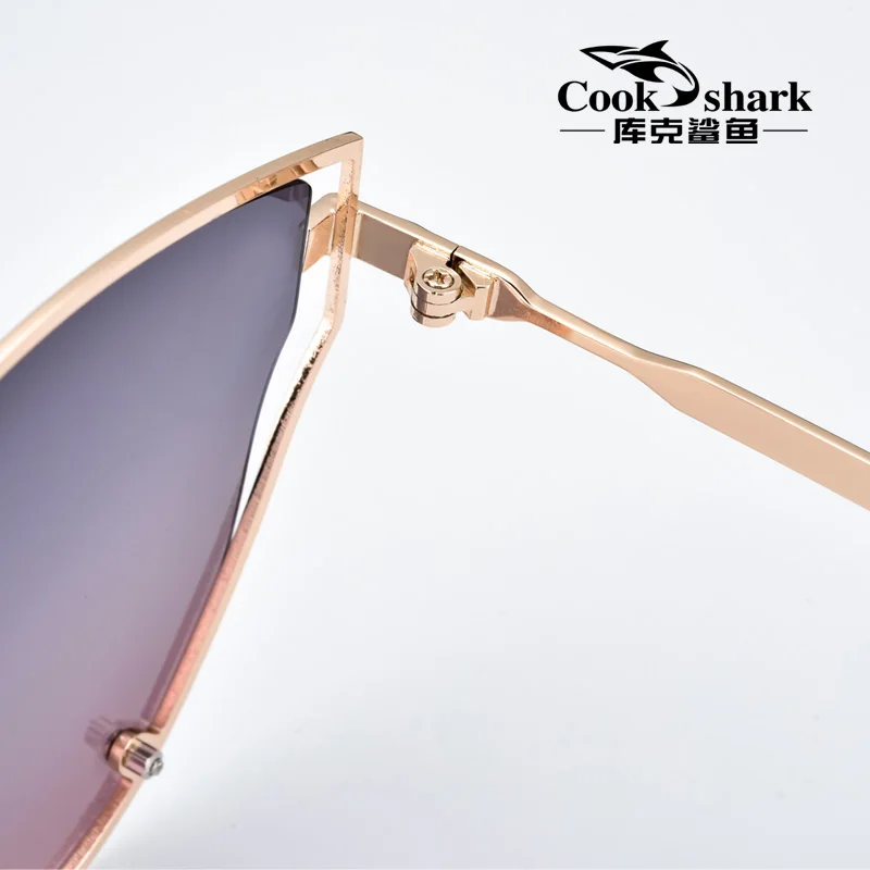 Женские солнцезащитные очки Cook Shark поляризационные хипстерские в стиле ретро