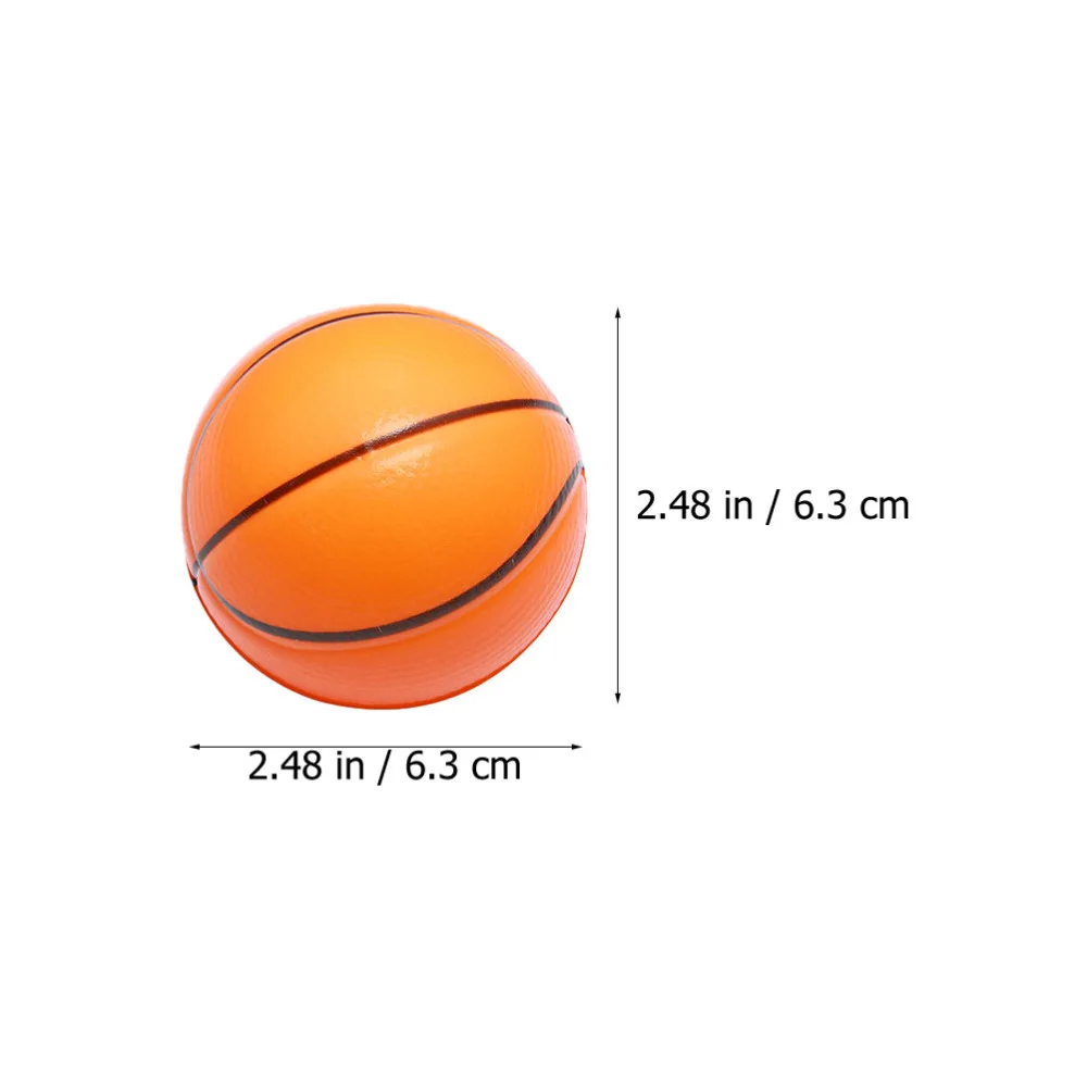 

8Pcs Foamed Basketball Stress Balls Kids Stress Balls Toys Mini Stress Balls