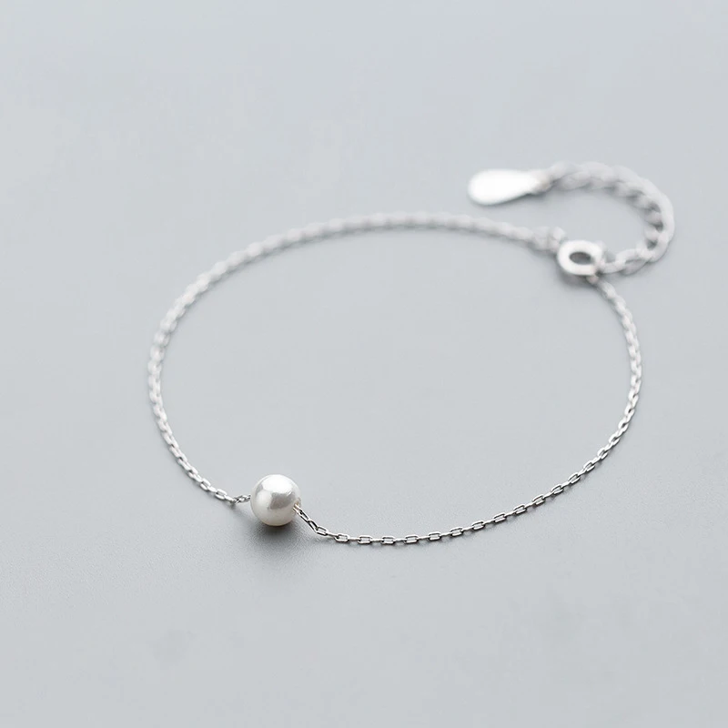 Женский браслет с искусственным жемчугом Trusta Подарочный из 100% стерлингового