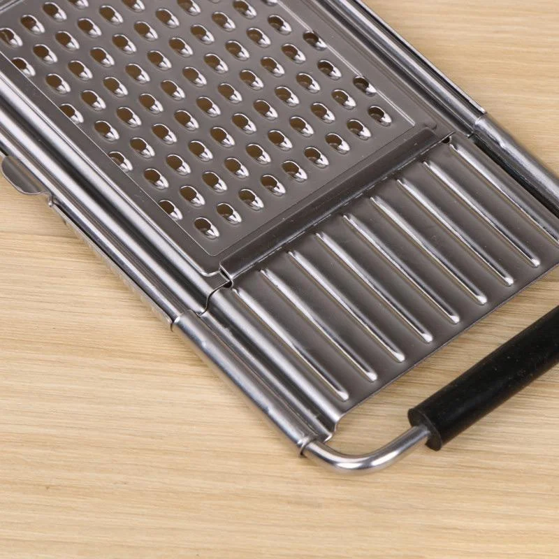 

Vegetable Cutter Stainless Steel Portable Manual Vegetable Slicer Easy Clean Grater With Handle Multi Purpose Home Kitchen Tool