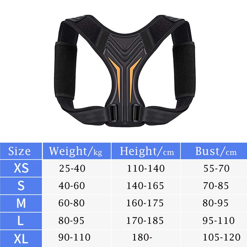 

Back Posture Corrector Corset Clavicle Spine Posture Correction Adjustable Support Belt Pain Relief Traine Spine Posture Support