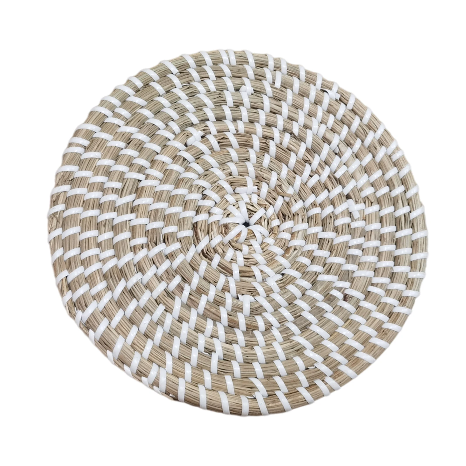 Новая круглая тканая корзина для настенного искусства подвесное украшение