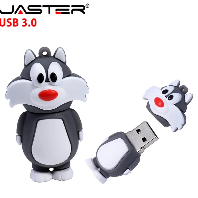 JASTER USB 3,0 Looney ttes usb флеш-накопитель 32 ГБ флеш-накопитель 16 Гб 64 ГБ 4 ГБ жуки кролик Даффи утка мультфильм горячая Распродажа животное ручка-накопитель