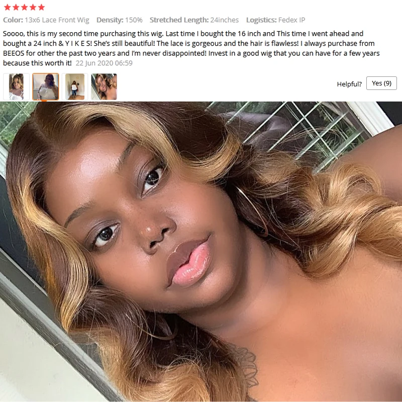 

Wicca Lace Frontal Human Hair Wigs Remy Brazilian Pre Plucked Hairline with Baby Hair 180 Density Highlight wave Wig For Women