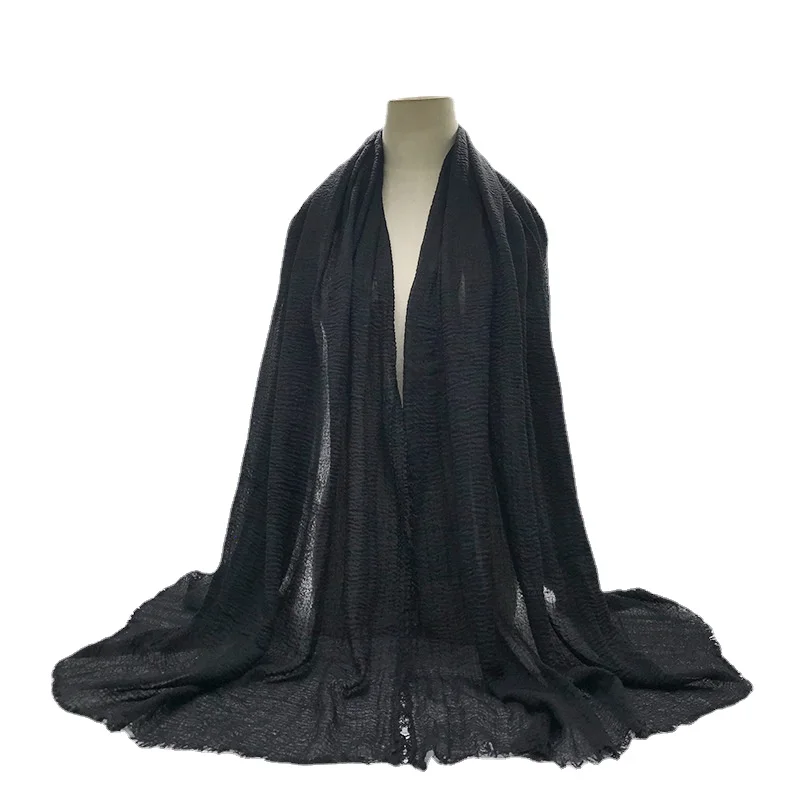 

New Cotton Solid Color Scarf Shawl Headtie Turban