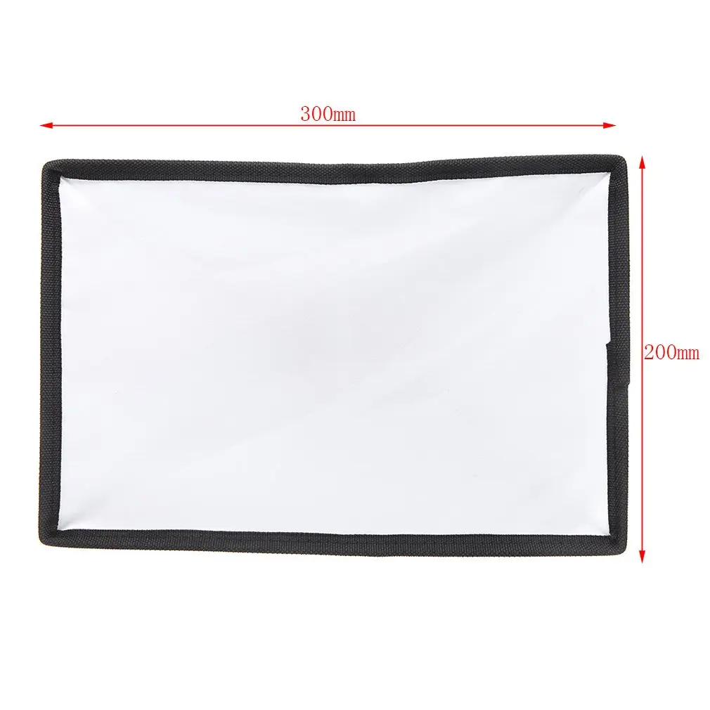 

Diffuser Softbox 20 x 30cm Universal Foldable Flash Light Diffuser Softbox Soft box for Canon for Nikon DSLR Camera Wholesale