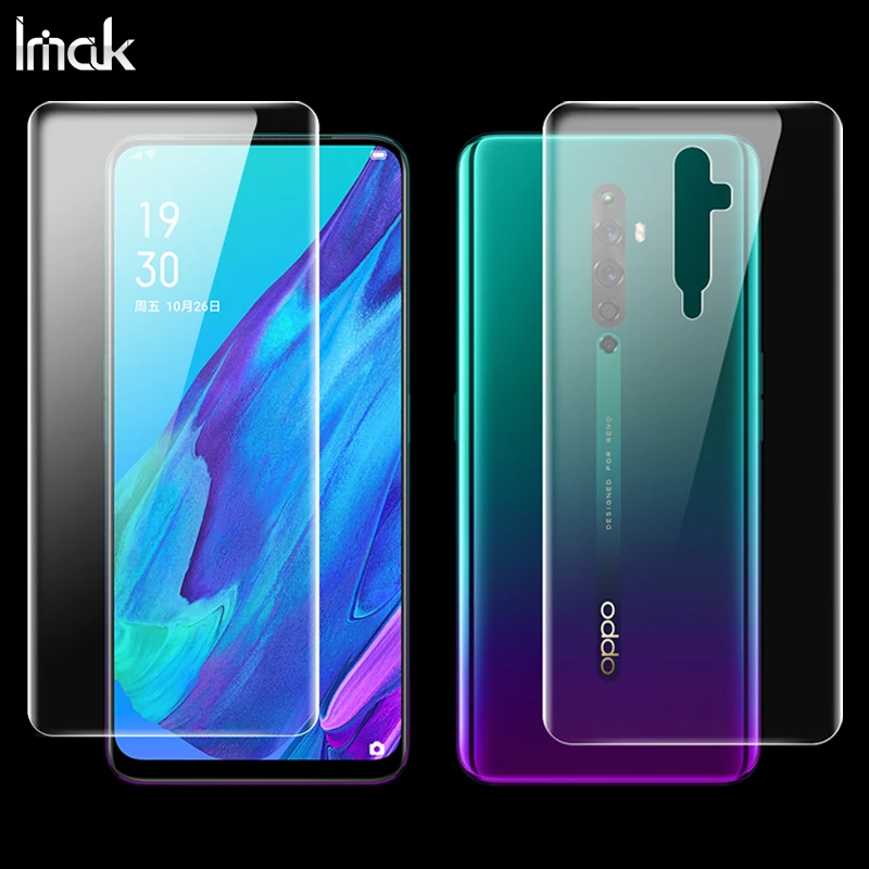 Imak Hydrogel III для OPPO Reno2 Z, 2 шт., защита для заднего экрана, передняя, задняя, полное покрытие, мягкая защитная пленка, не стекло