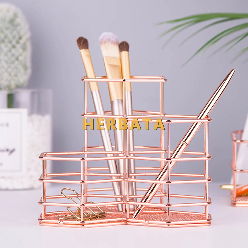 Металлическая ручка карандаш держатель многофункциональный настольный