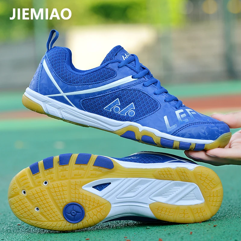 

JIEMIAO New Professional Volleyball Tennies Shoes for Men Women Court Tennies Sneakers Breathable Badminton Tennis Trainers Shoe